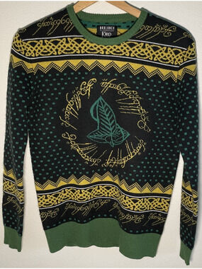Lord Of The Rings x Box Lunch Movie Sweater Black - XS